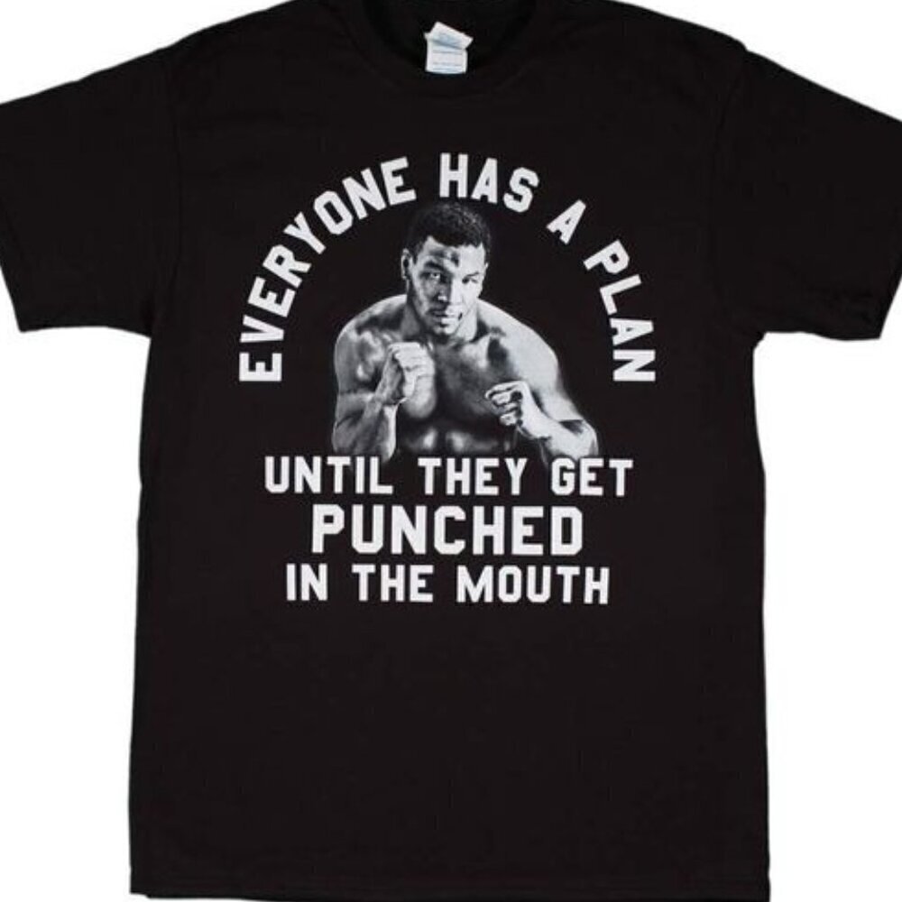Mike Tyson Everyone Has A Plan Mens Unisex T Shirt